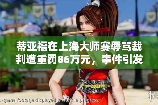 蒂亚福在上海大师赛辱骂裁判遭重罚86万元，事件引发热议