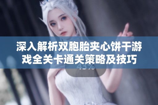 深入解析双胞胎夹心饼干游戏全关卡通关策略及技巧