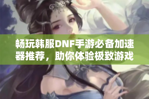 畅玩韩服DNF手游必备加速器推荐，助你体验极致游戏乐趣