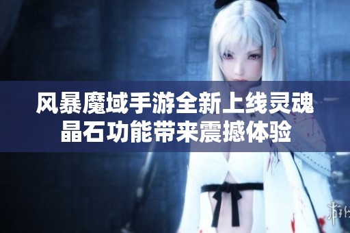 风暴魔域手游全新上线灵魂晶石功能带来震撼体验