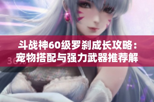 斗战神60级罗刹成长攻略：宠物搭配与强力武器推荐解析