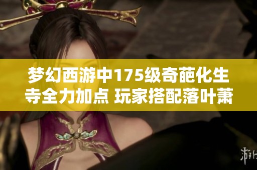 梦幻西游中175级奇葩化生寺全力加点 玩家搭配落叶萧萧套的震撼效果