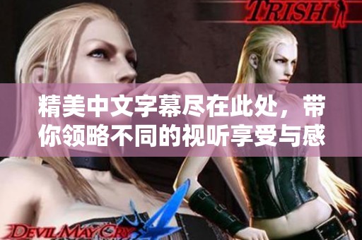 精美中文字幕尽在此处，带你领略不同的视听享受与感动