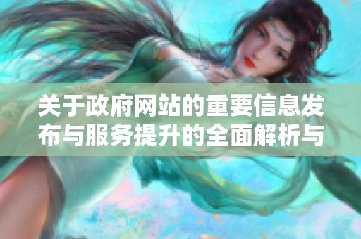 关于政府网站的重要信息发布与服务提升的全面解析与展望