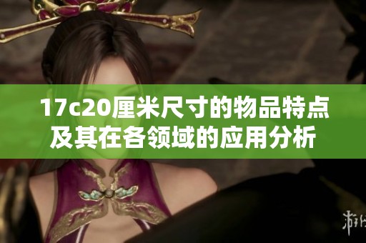 17c20厘米尺寸的物品特点及其在各领域的应用分析