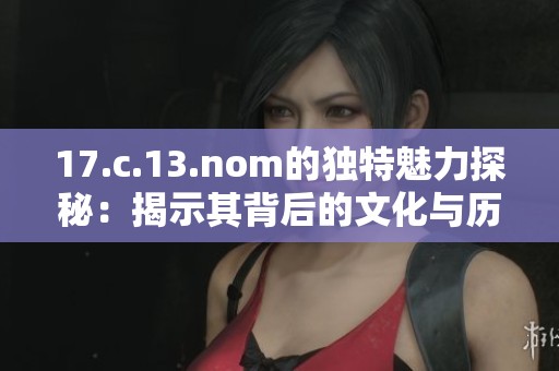 17.c.13.nom的独特魅力探秘：揭示其背后的文化与历史价值