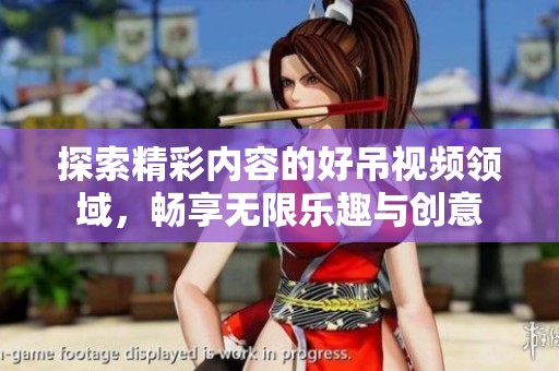探索精彩内容的好吊视频领域，畅享无限乐趣与创意