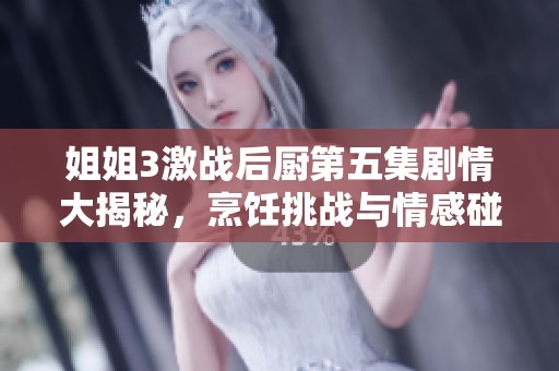 姐姐3激战后厨第五集剧情大揭秘，烹饪挑战与情感碰撞交织上演