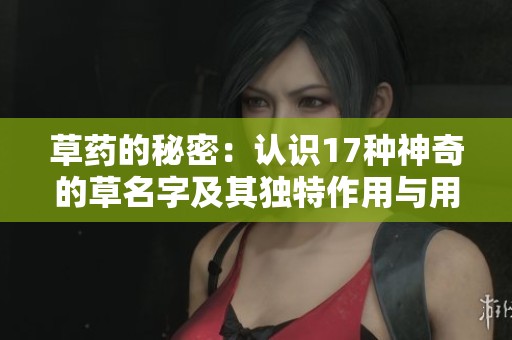 草药的秘密：认识17种神奇的草名字及其独特作用与用途