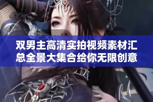 双男主高清实拍视频素材汇总全景大集合给你无限创意灵感