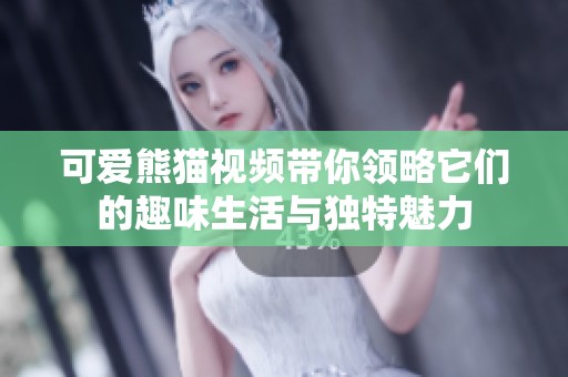 可爱熊猫视频带你领略它们的趣味生活与独特魅力