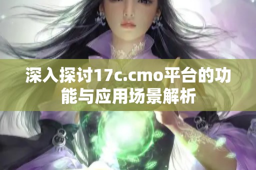 深入探讨17c.cmo平台的功能与应用场景解析