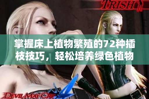 掌握床上植物繁殖的72种插枝技巧，轻松培养绿色植物新生命