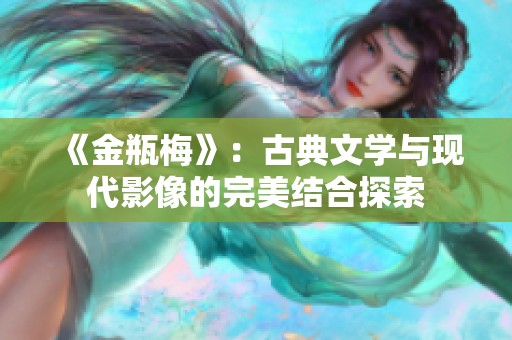 《金瓶梅》：古典文学与现代影像的完美结合探索