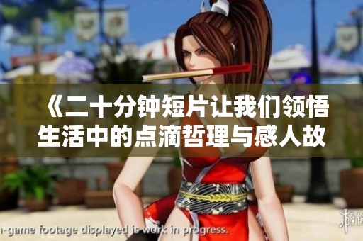 《二十分钟短片让我们领悟生活中的点滴哲理与感人故事的汇聚》