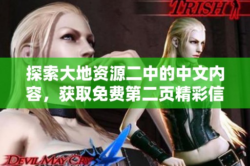 探索大地资源二中的中文内容，获取免费第二页精彩信息
