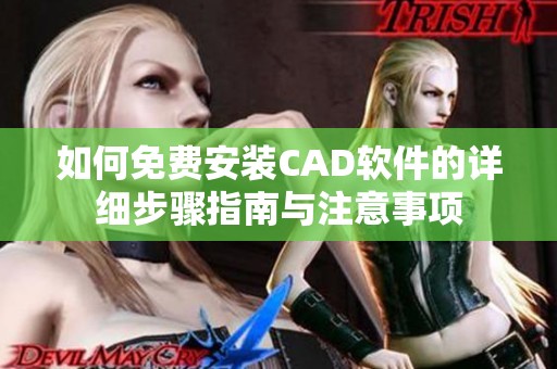 如何免费安装CAD软件的详细步骤指南与注意事项