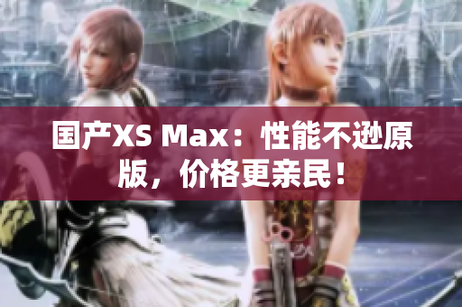国产XS Max：性能不逊原版，价格更亲民！