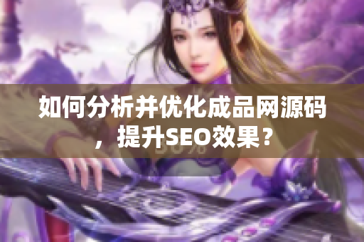 如何分析并优化成品网源码，提升SEO效果？