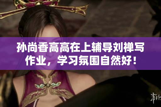 孙尚香高高在上辅导刘禅写作业，学习氛围自然好！