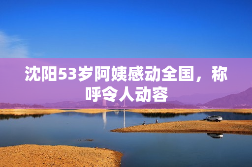 沈阳53岁阿姨感动全国，称呼令人动容