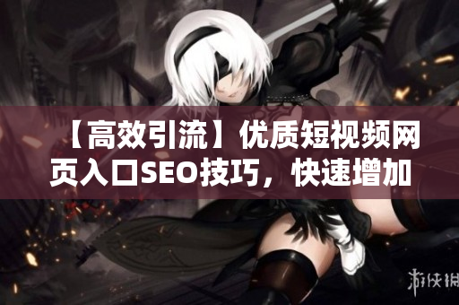 【高效引流】优质短视频网页入口SEO技巧，快速增加流量！