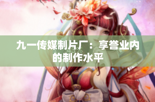 九一传媒制片厂：享誉业内的制作水平