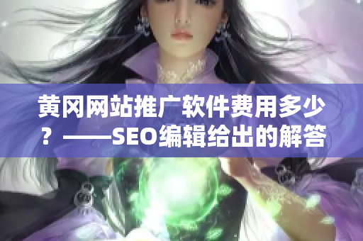 黄冈网站推广软件费用多少？——SEO编辑给出的解答