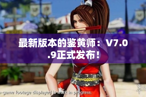 最新版本的鉴黄师：V7.0.9正式发布！