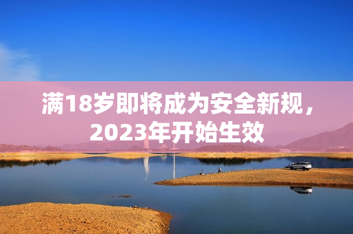 满18岁即将成为安全新规，2023年开始生效