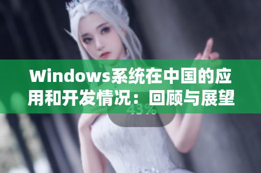 Windows系统在中国的应用和开发情况：回顾与展望