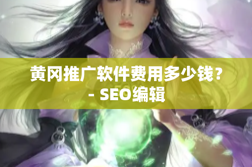 黄冈推广软件费用多少钱？- SEO编辑
