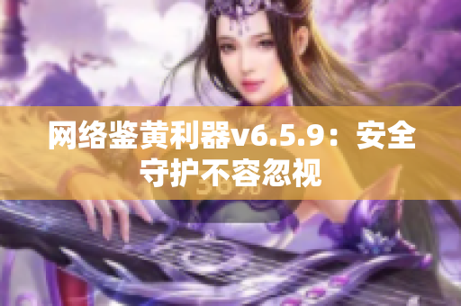 网络鉴黄利器v6.5.9：安全守护不容忽视