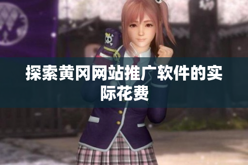 探索黄冈网站推广软件的实际花费