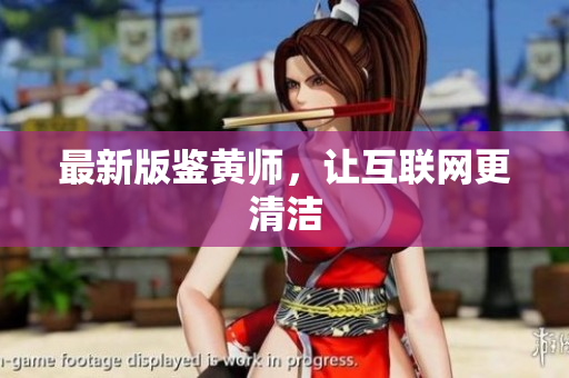 最新版鉴黄师，让互联网更清洁