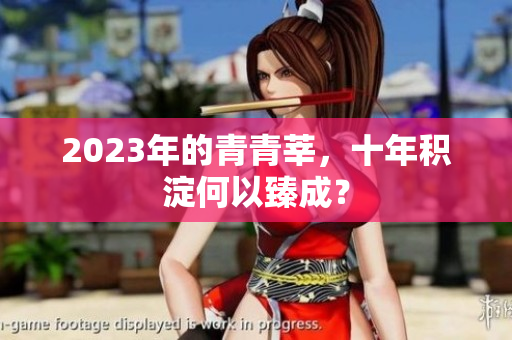 2023年的青青莘，十年积淀何以臻成？