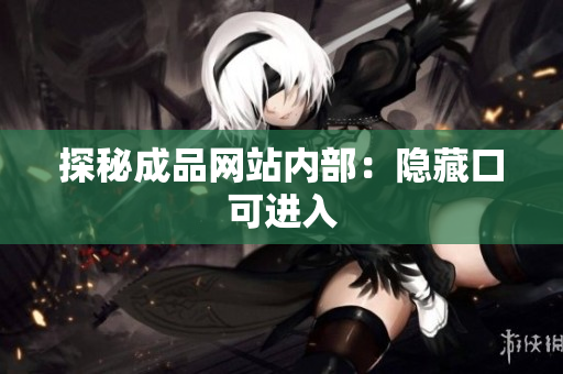 探秘成品网站内部：隐藏口可进入