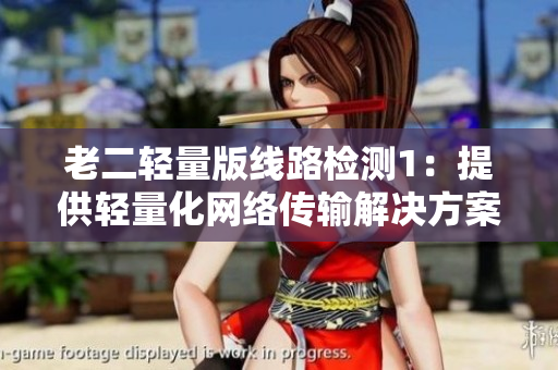 老二轻量版线路检测1：提供轻量化网络传输解决方案